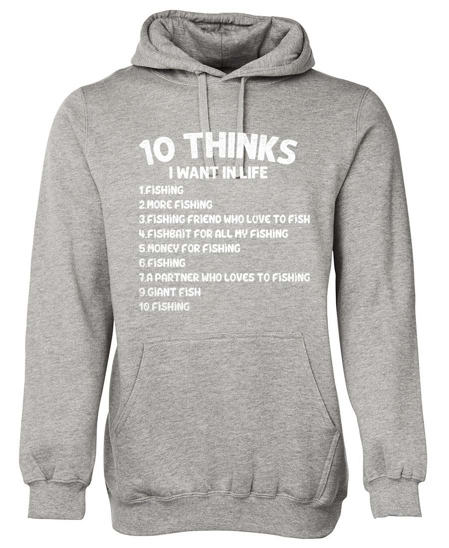10 Thinks I want in life hoodie