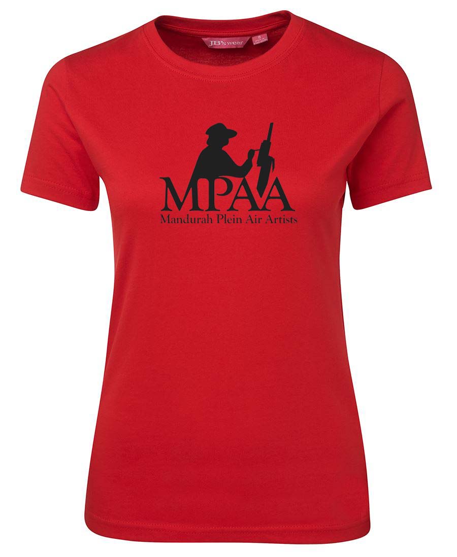 Mandurah Plein Air Artists Single Sided Ladies T-shirt
