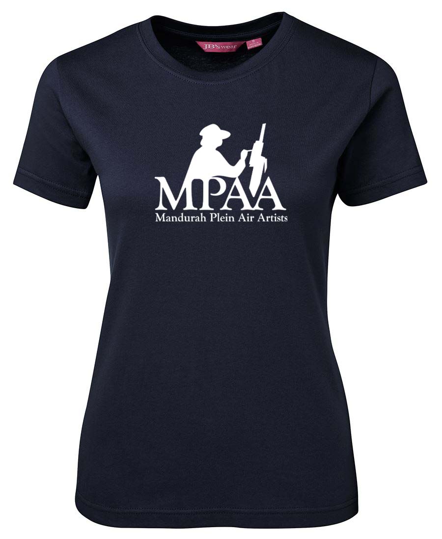 Mandurah Plein Air Artists Single Sided Ladies T-shirt