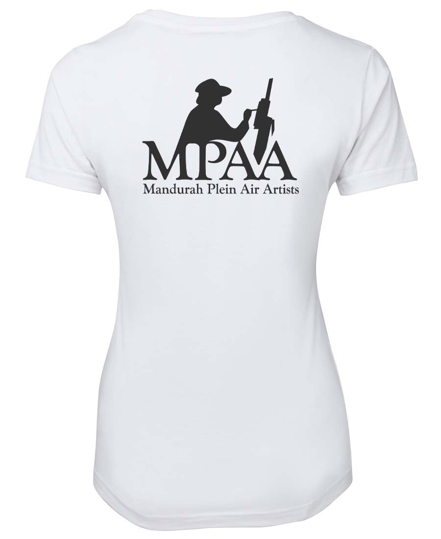 Mandurah Plein Air Artists Double Sided Ladies T-shirt
