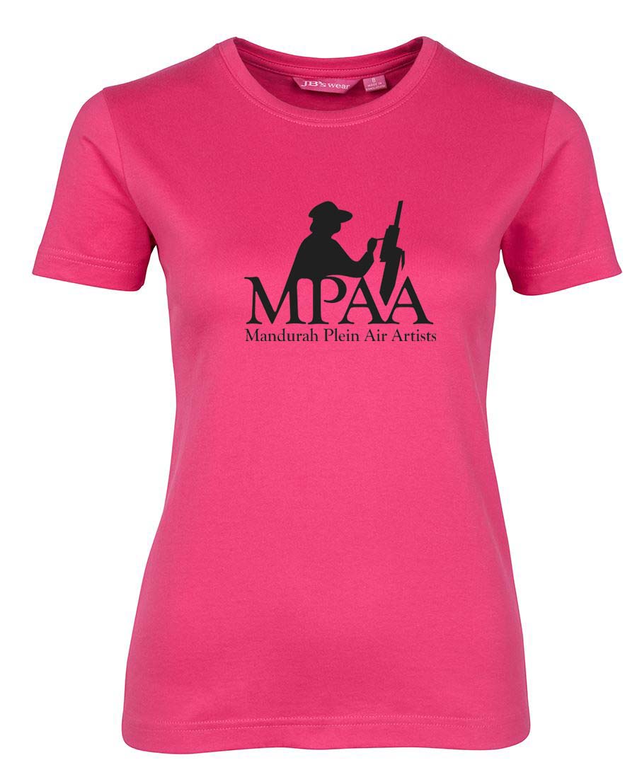 Mandurah Plein Air Artists Single Sided Ladies T-shirt