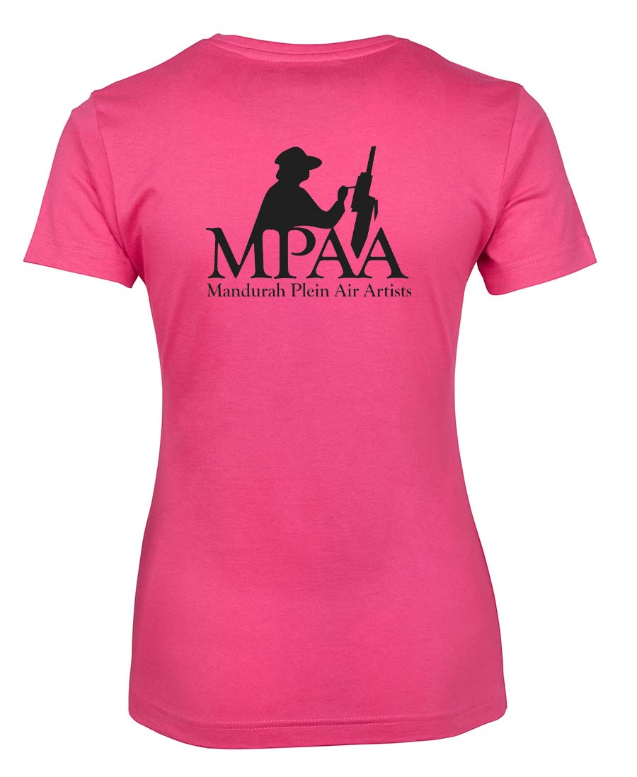 Mandurah Plein Air Artists Double Sided Ladies T-shirt