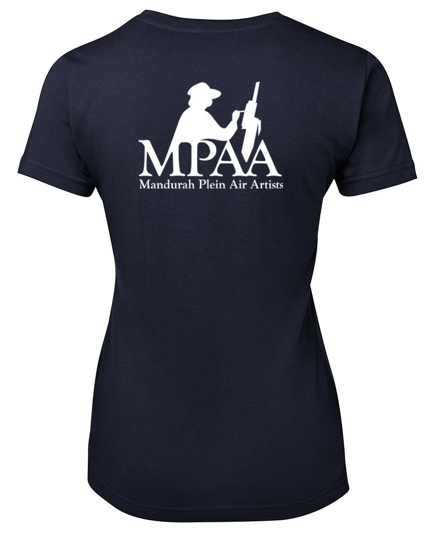 Mandurah Plein Air Artists Double Sided Ladies T-shirt
