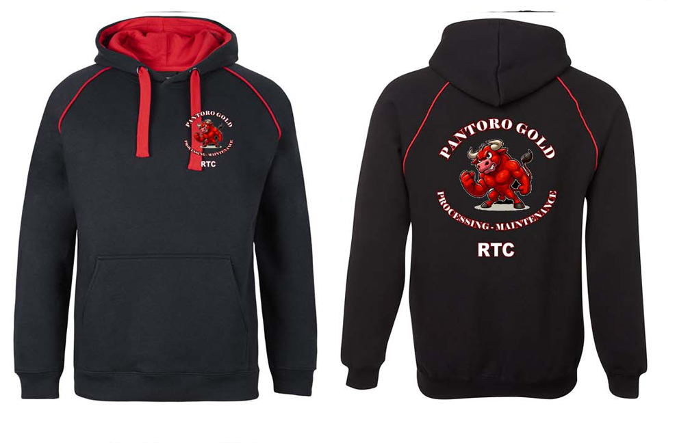 Pantoro gold contrast Hoodie