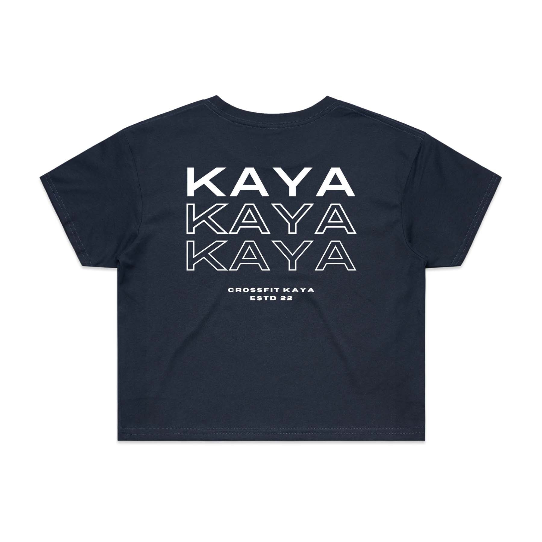 Kaya Crossfit Cropped T-shirt Design 3