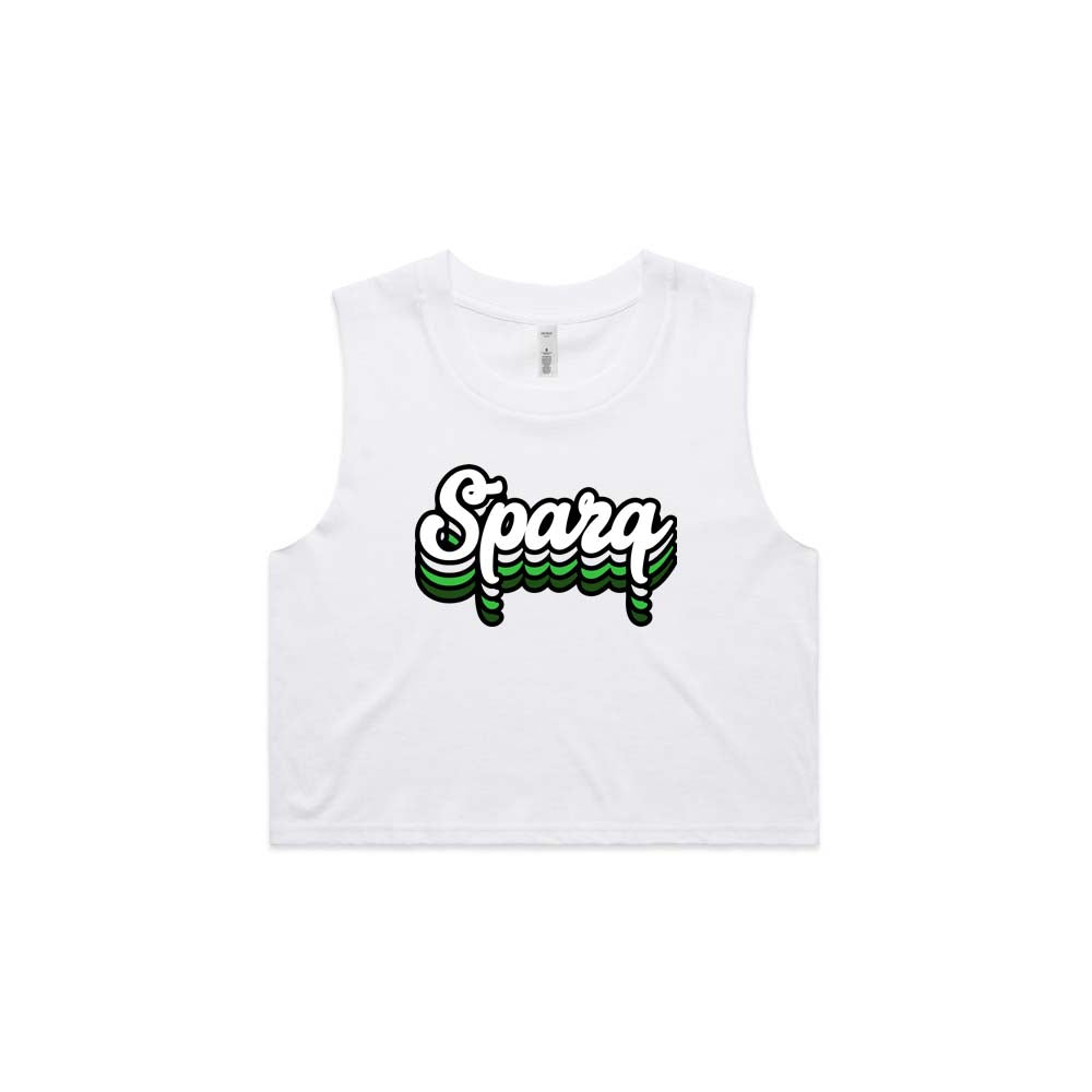 SPARQ Fitness Sided Crop tank