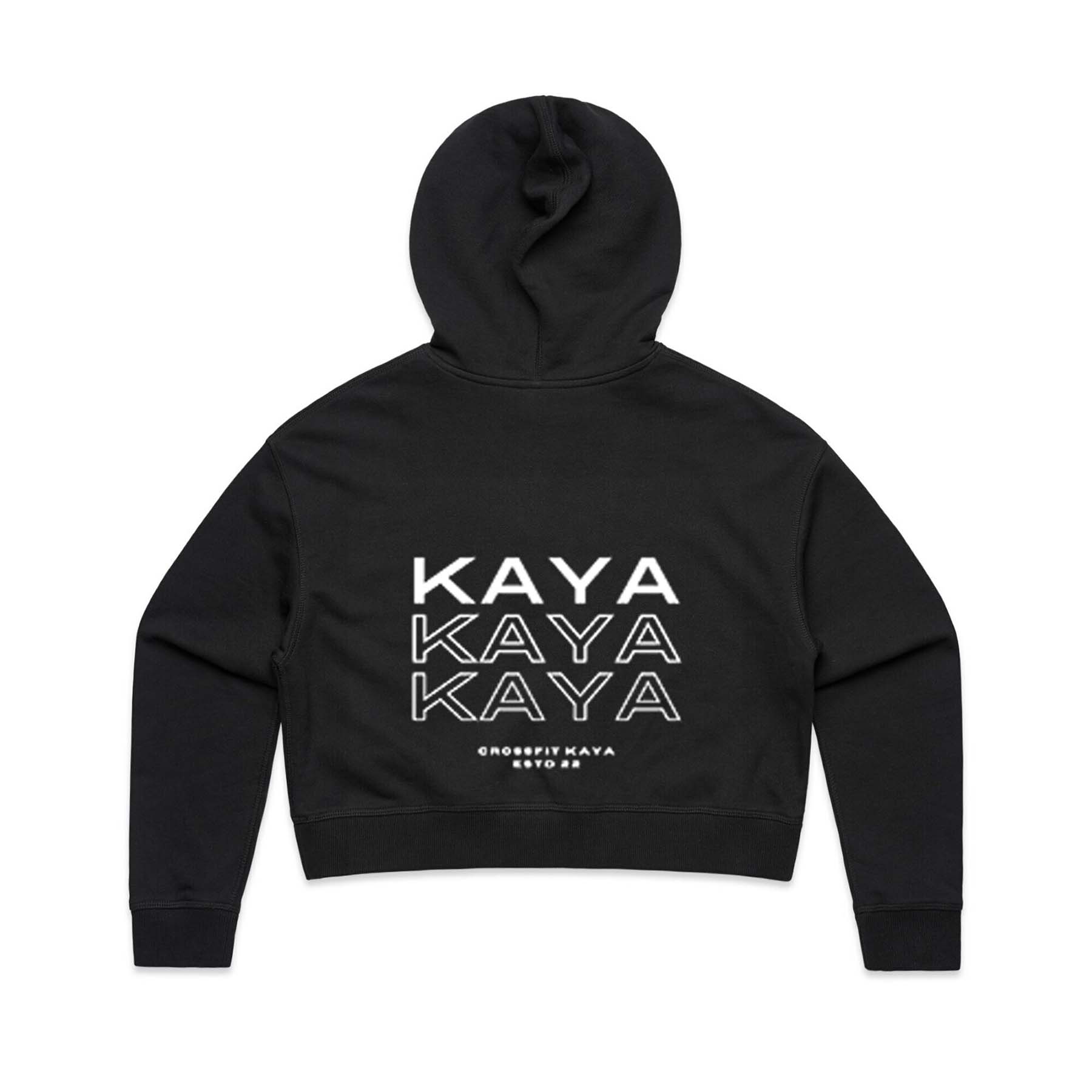 Kaya Crossfit Cropped Hoodie Double Sided design 3
