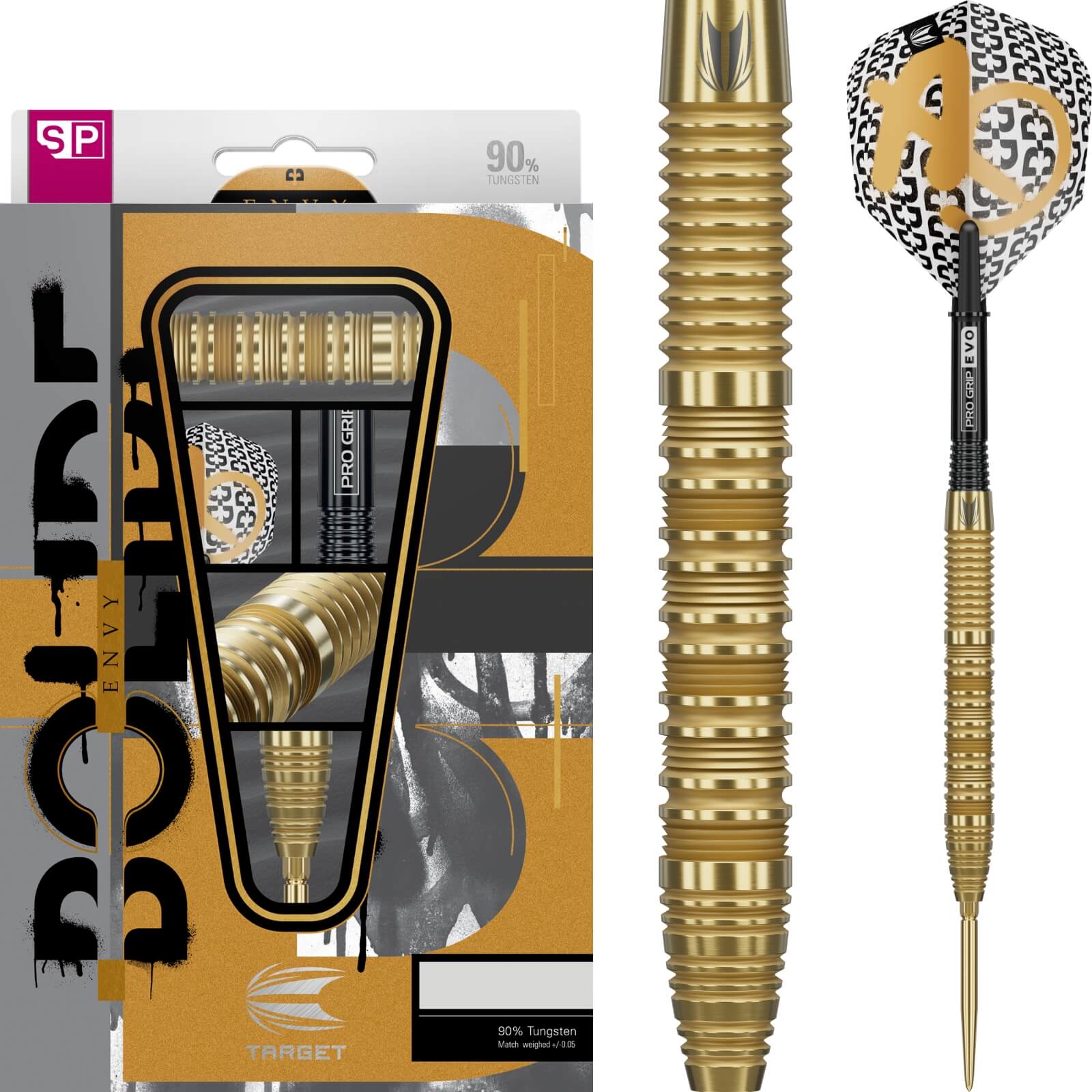 TARGET - BOLIDE ENVY 01 DARTS - SWISS POINT - 90% TUNGSTEN - 22G 23G 24G 25G