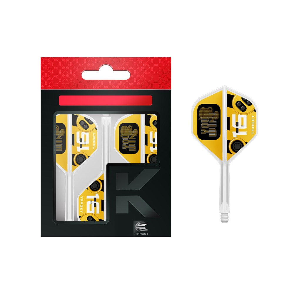 TARGET YOU WIN- K-FLEX All-In-One Moulded Flights NO2 Size All Lengths