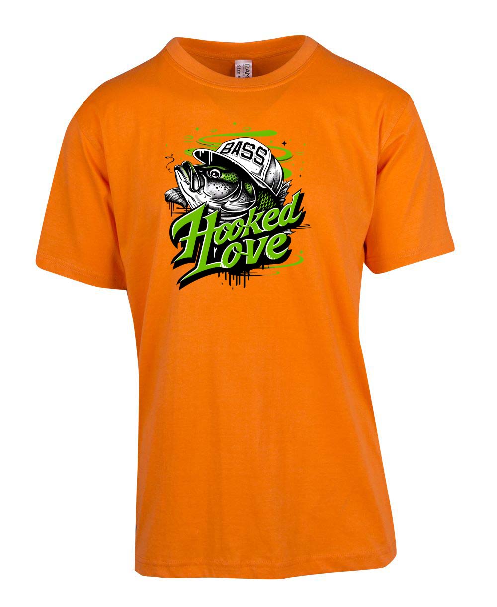 Bass hooked love T-shirt
