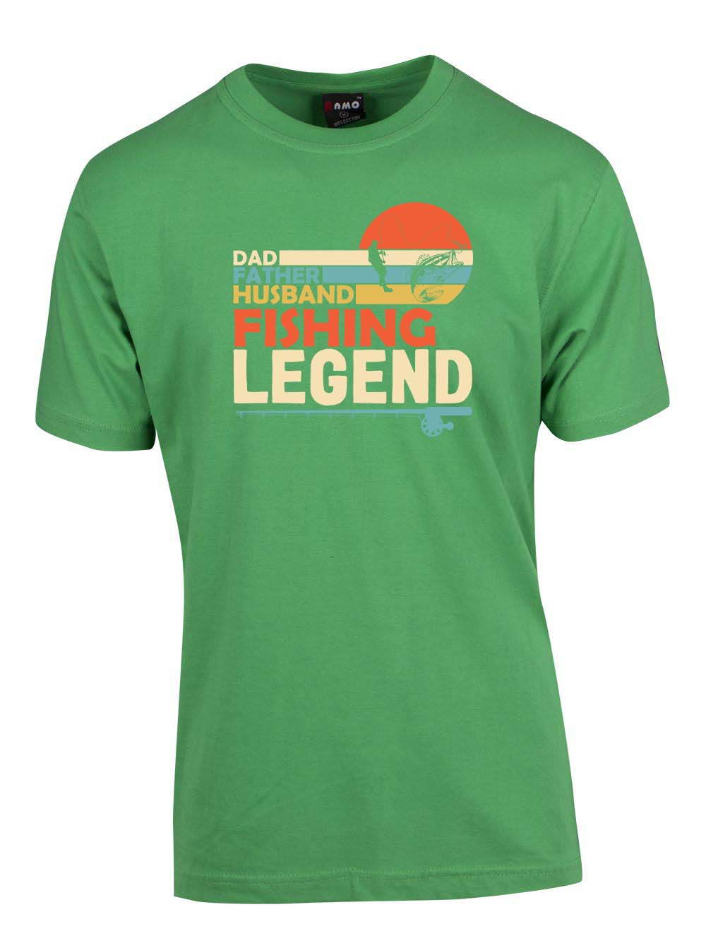 Dad father husband fishing legend T-shirt