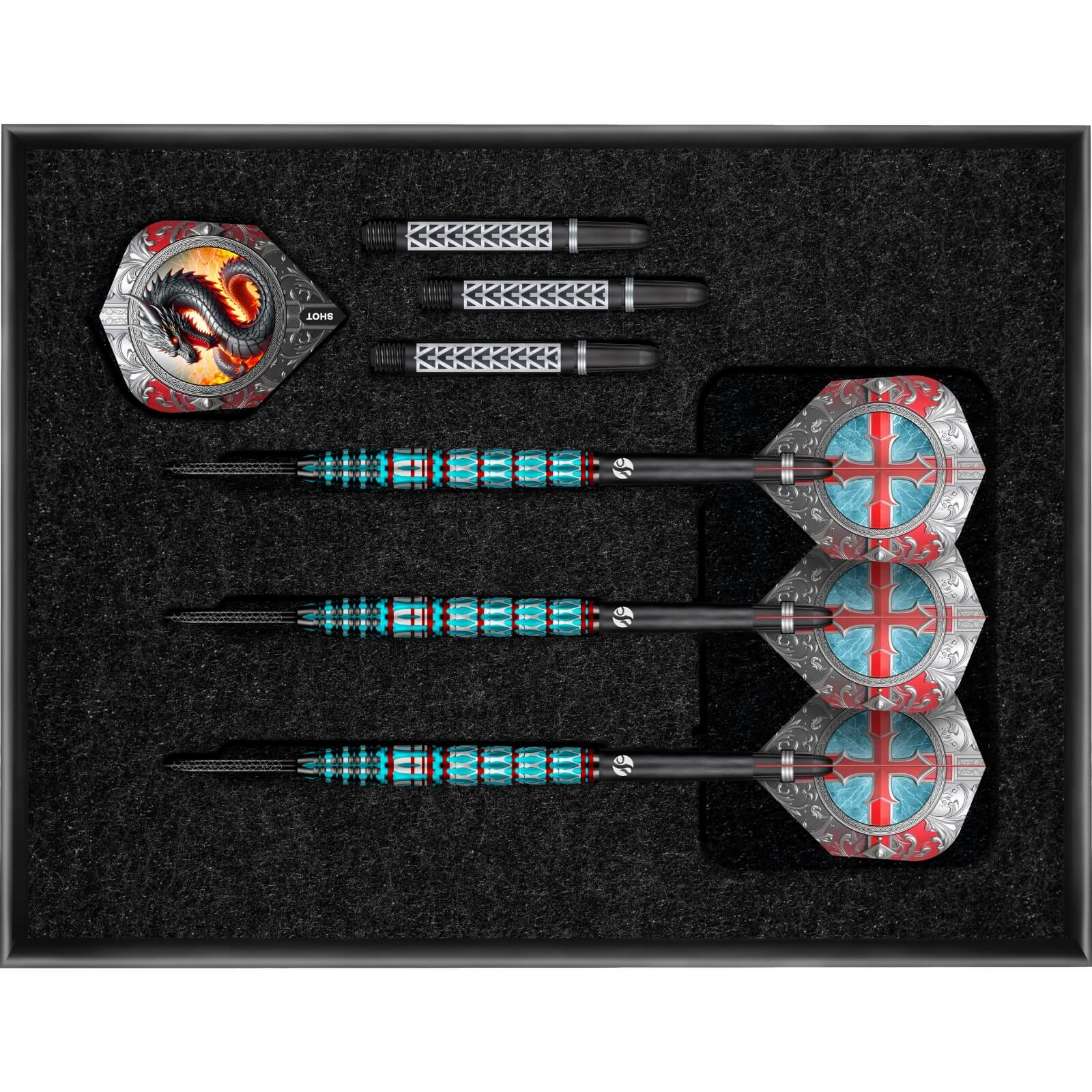 Shot - Future Knights St George Darts - 95% Tungsten - 23g 24g 25g