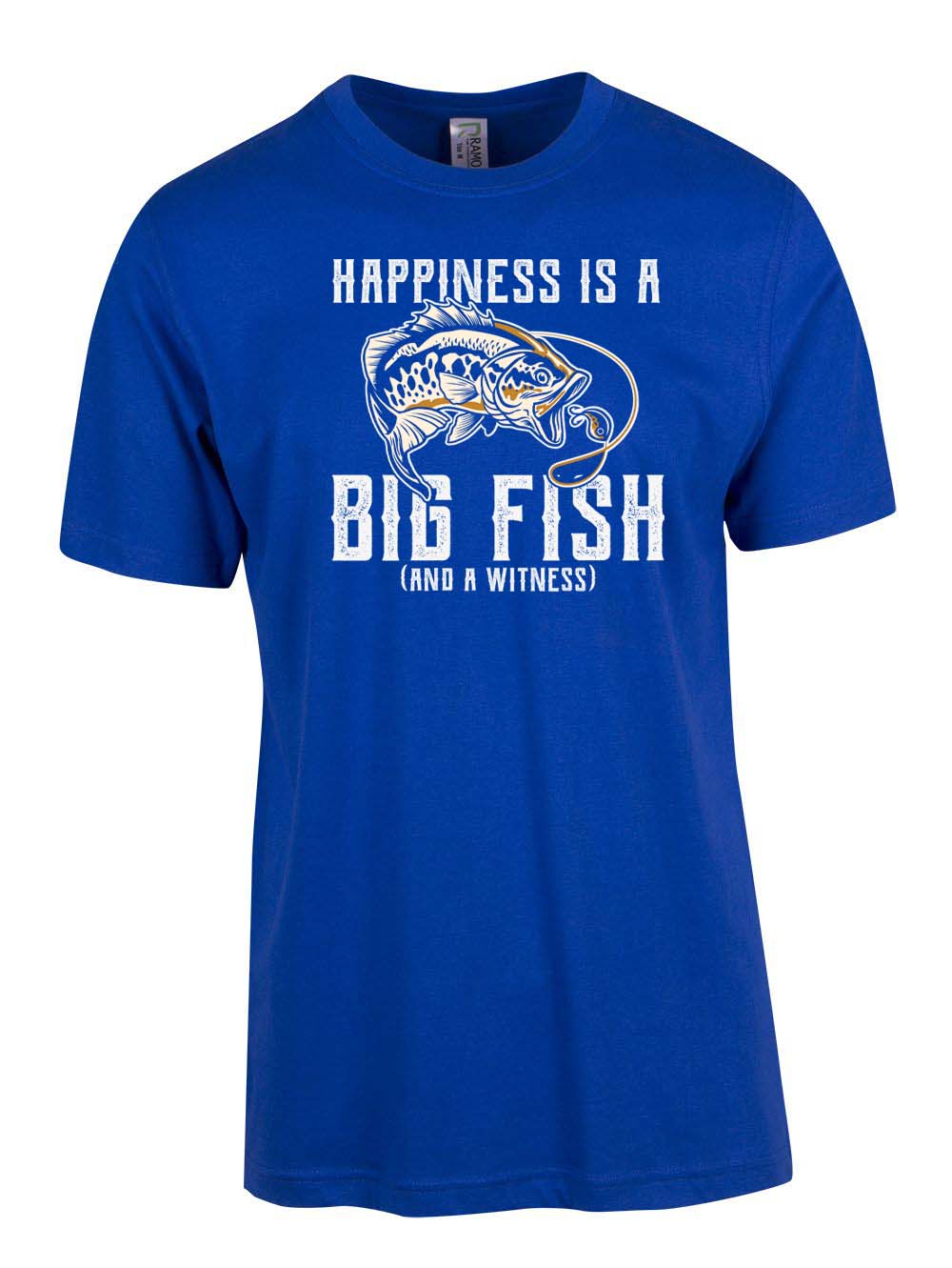 Happiness is a big fish T-shirt