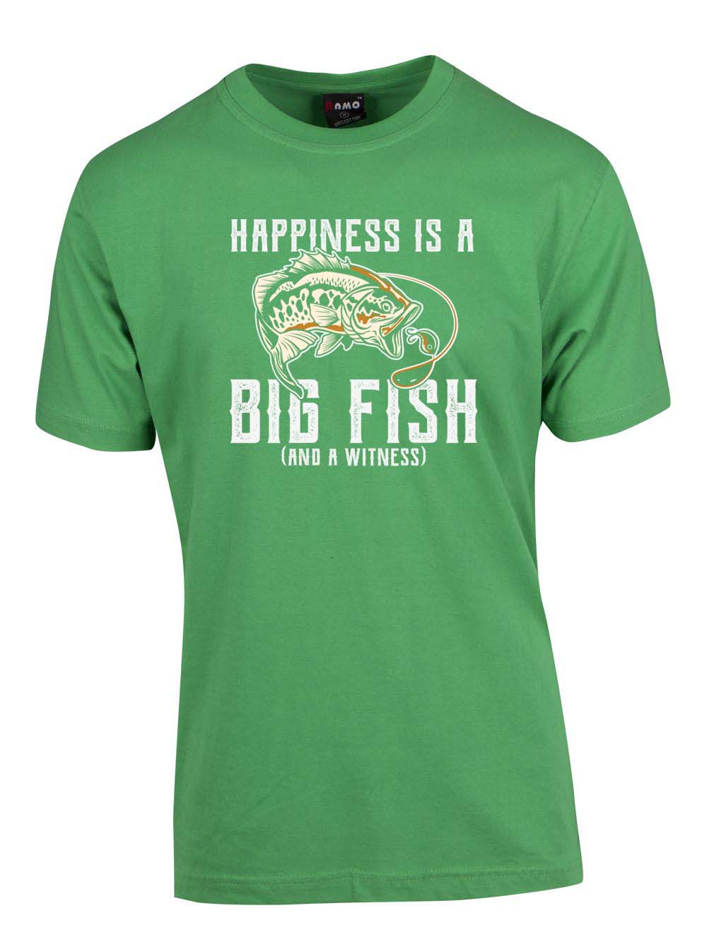 Happiness is a big fish T-shirt
