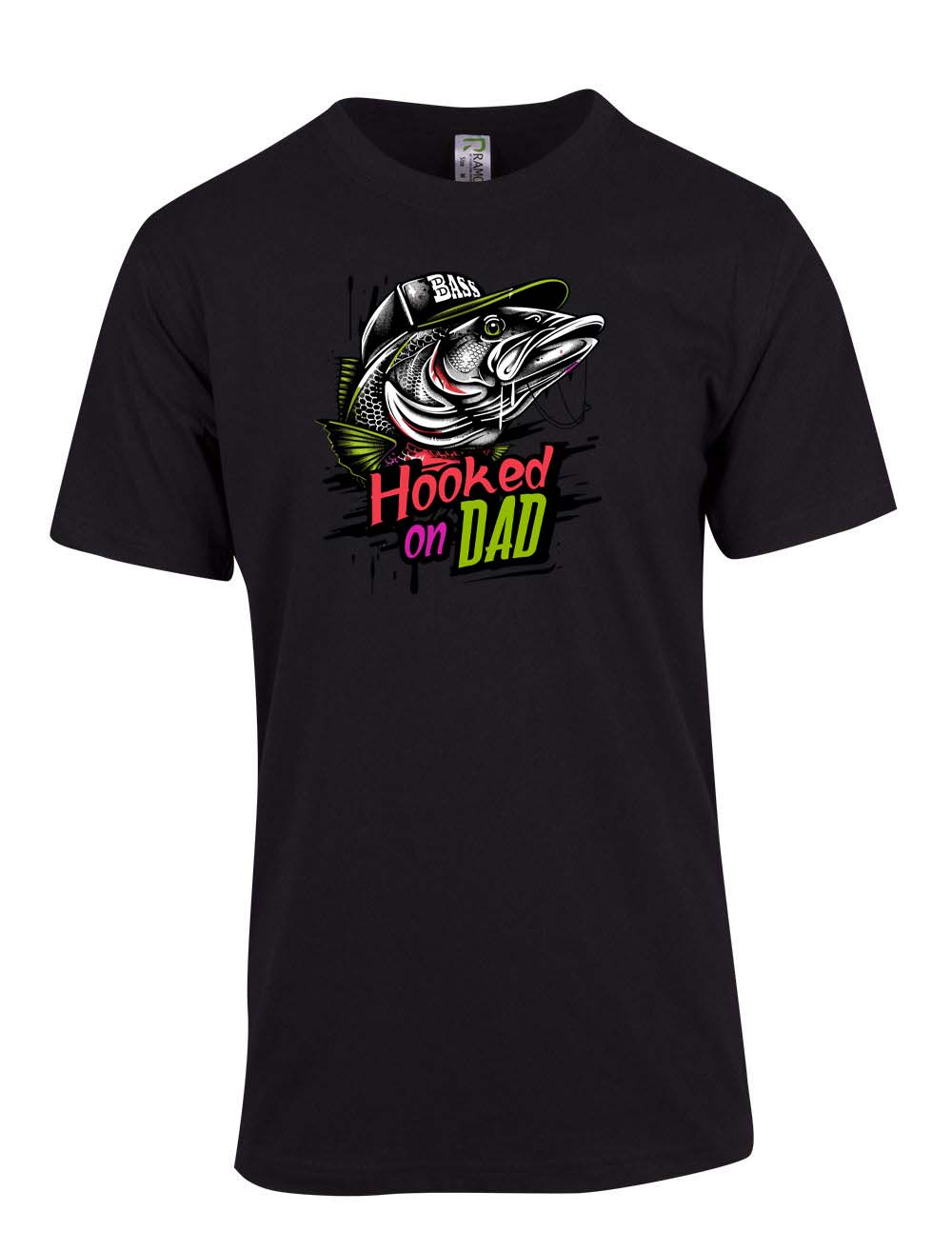 Hooked on dad T-shirt