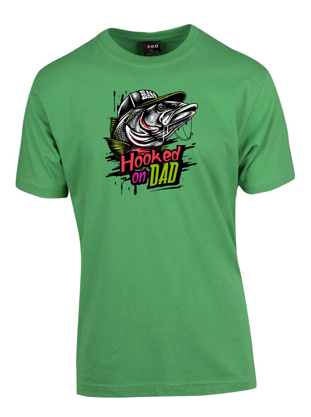 Hooked on dad T-shirt