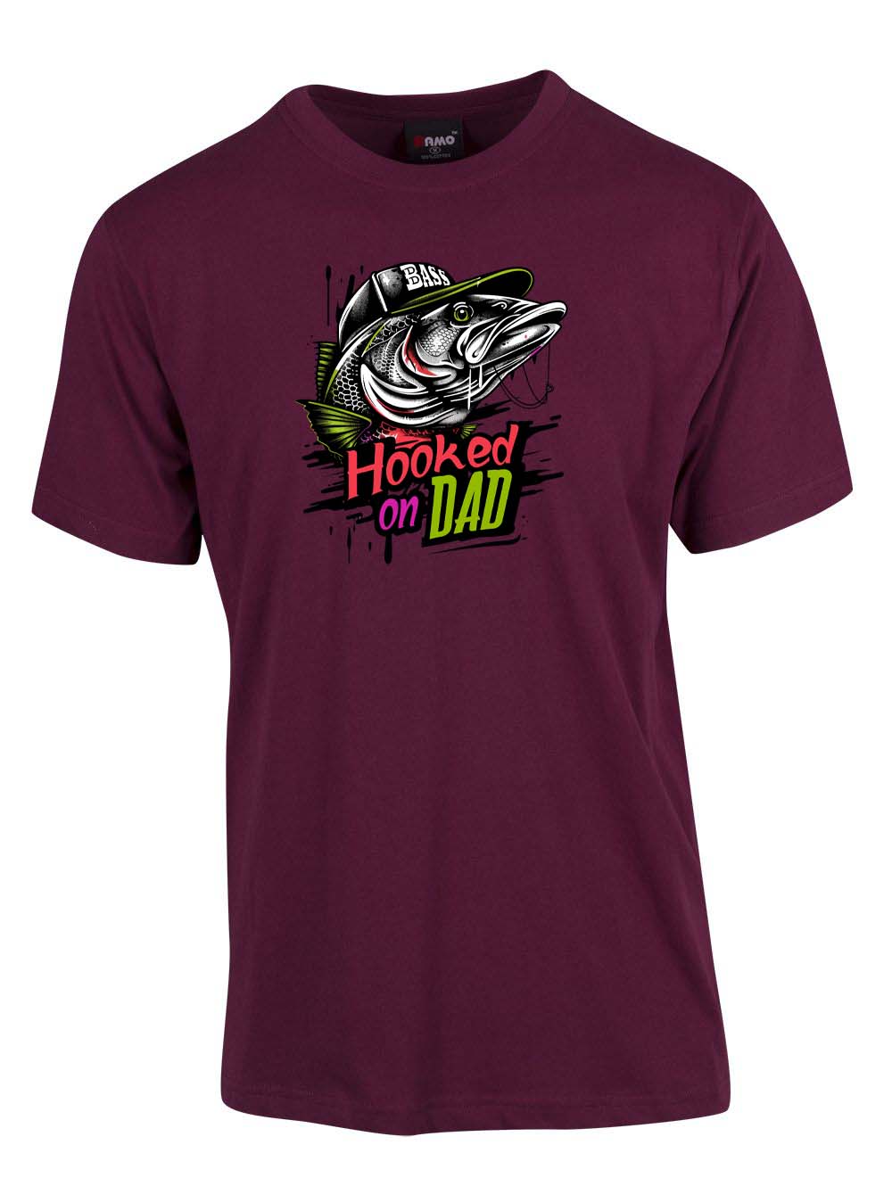 Hooked on dad T-shirt