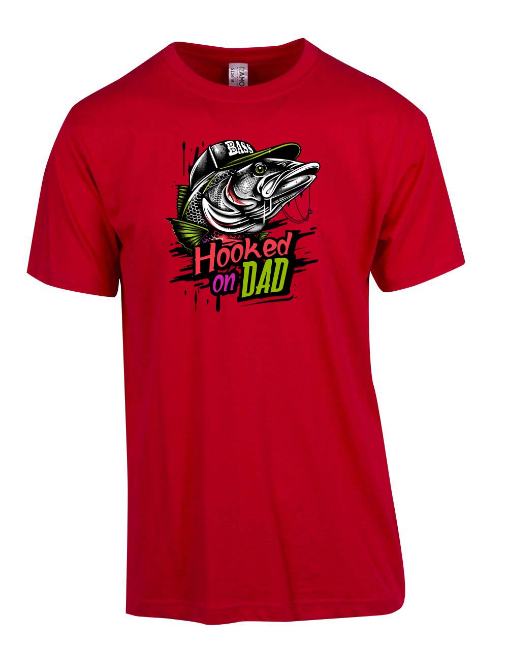 Hooked on dad T-shirt