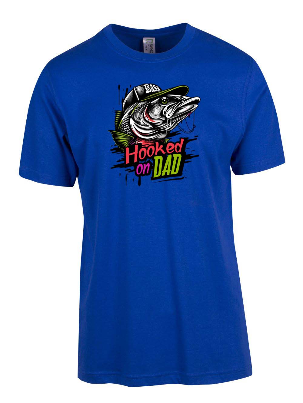 Hooked on dad T-shirt