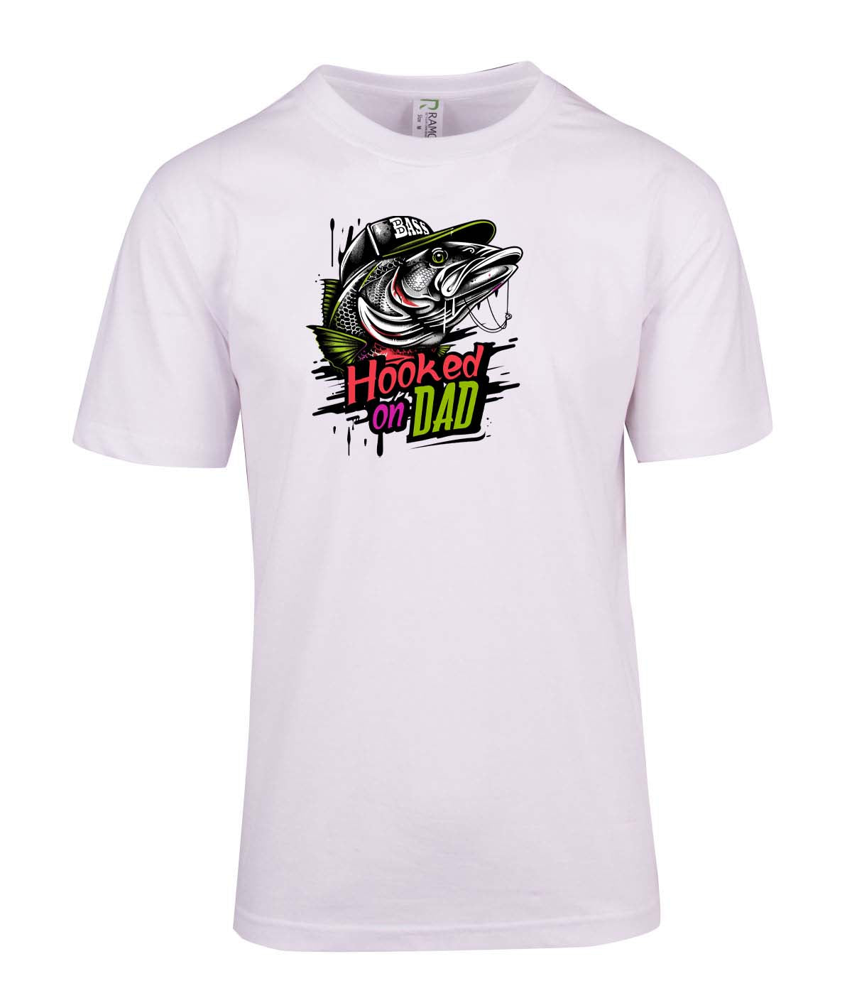 Hooked on dad T-shirt