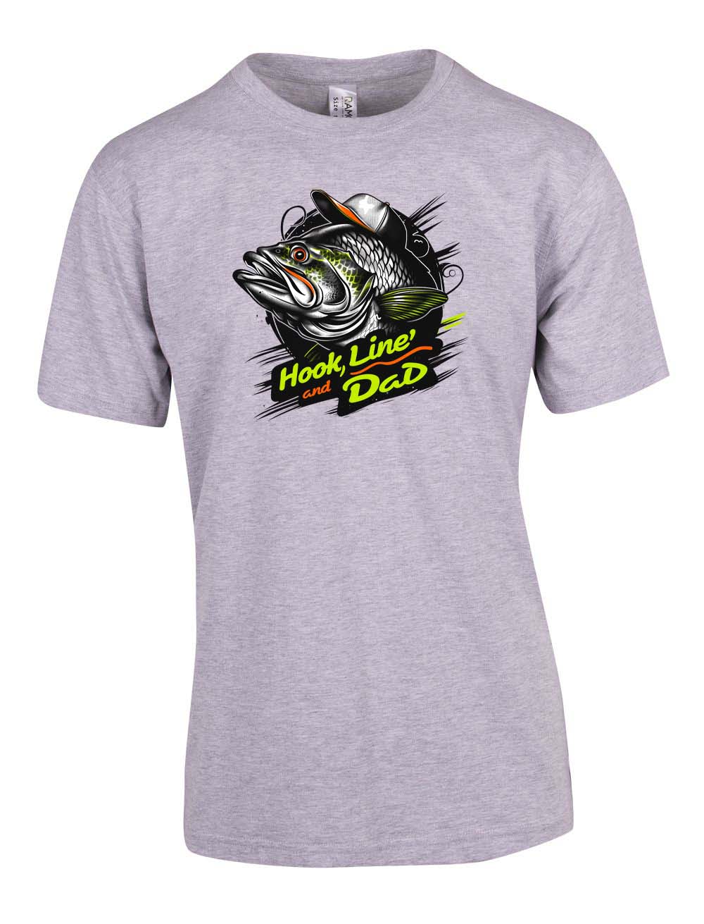 Hook line and dad T-shirt