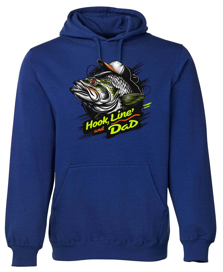 Hook line and dad Hoodie