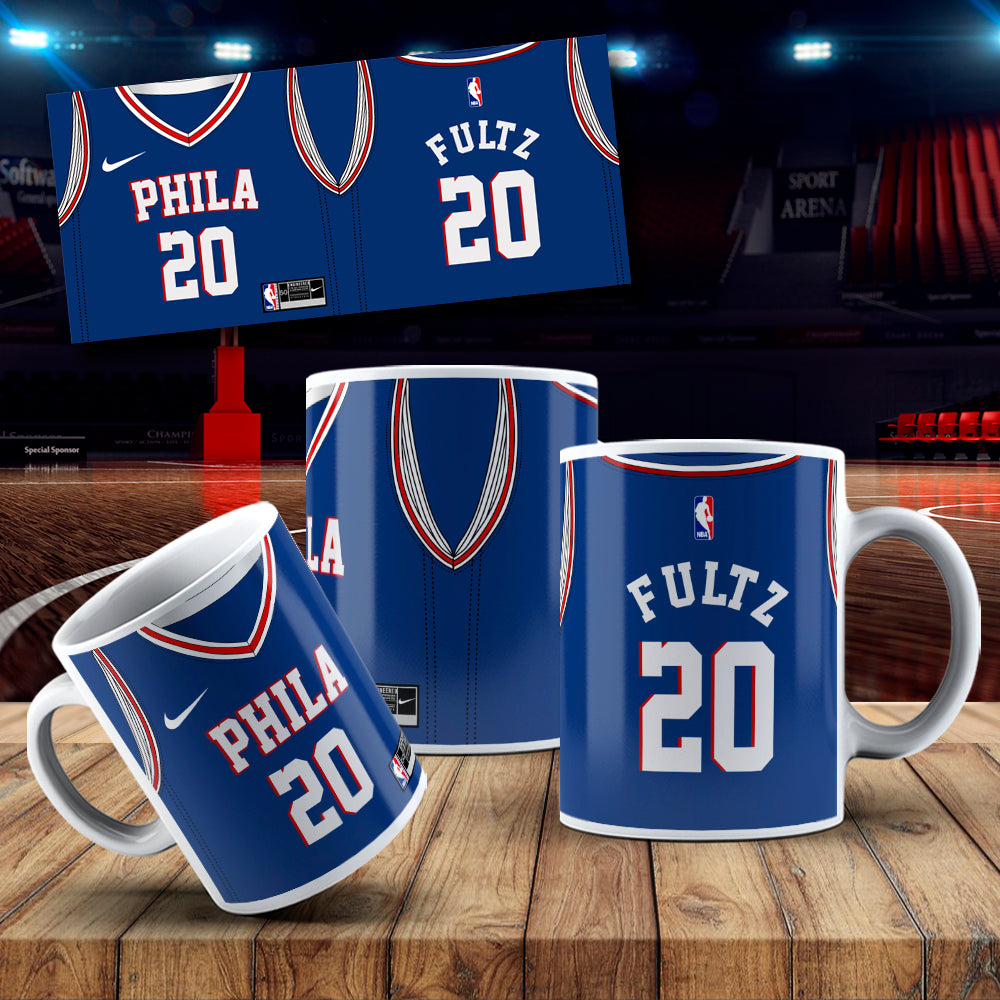 Philadelphia 76'ers Blue Themed Printed Coffee Mug 11oz