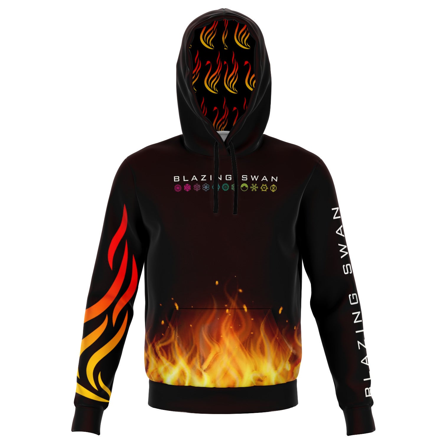 Blazing Swan Premium Hoodie