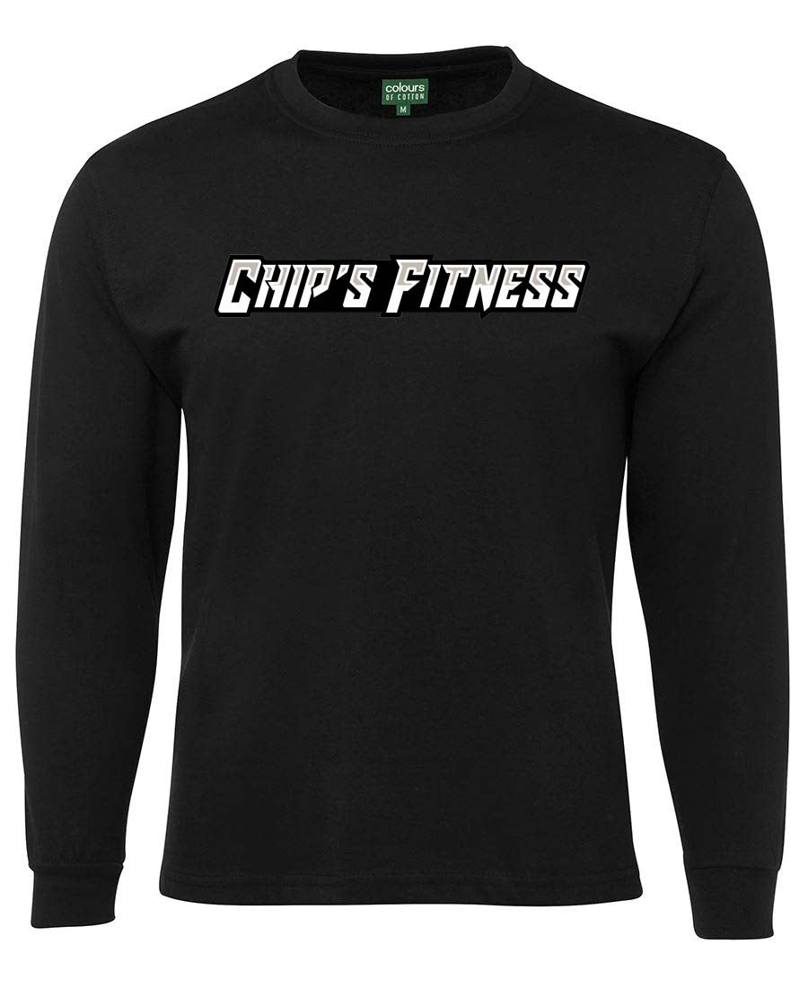 Chip's Fitness Long Sleeve Double Sided T-shirt