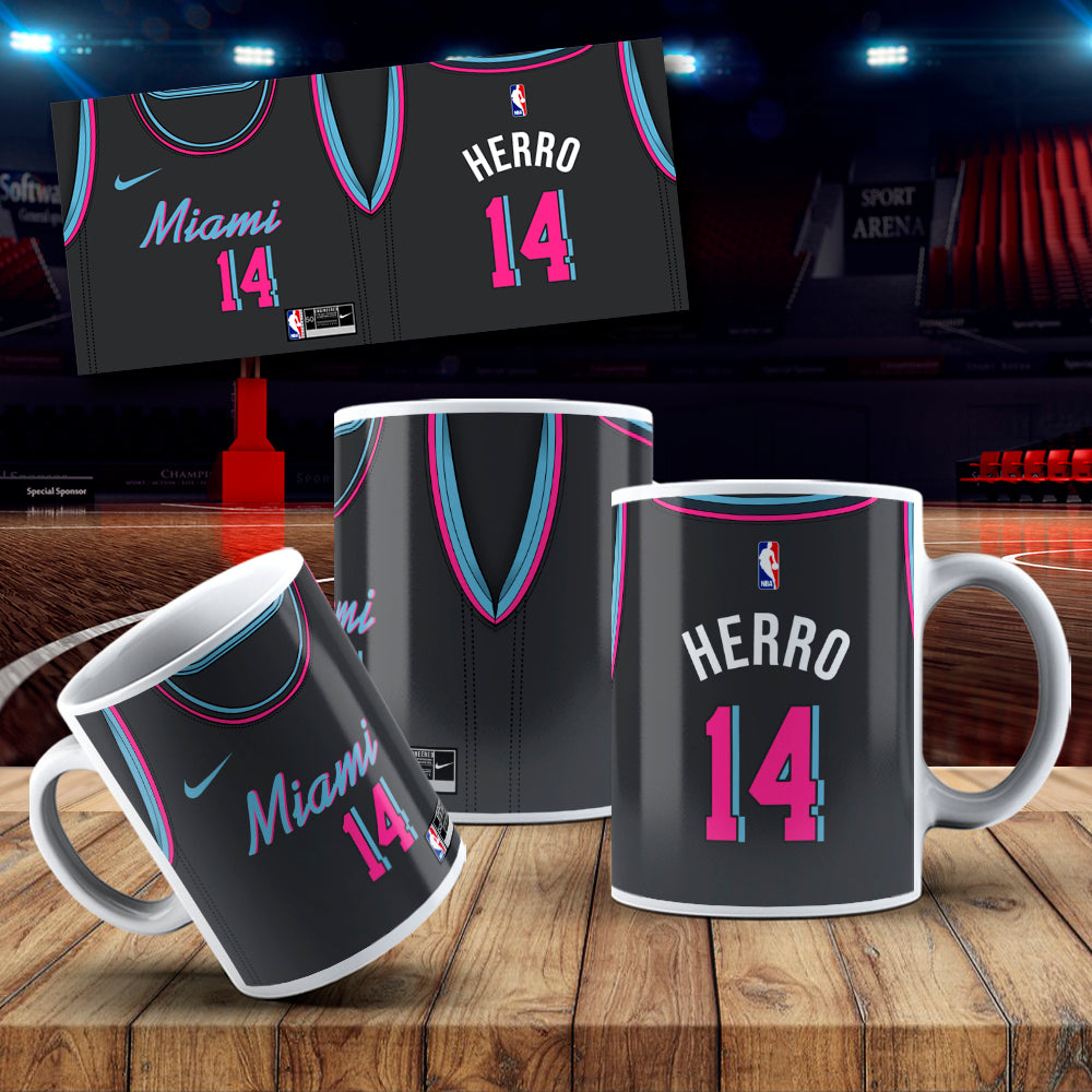 Miami Heat Themed Printed Coffee Mug 11oz