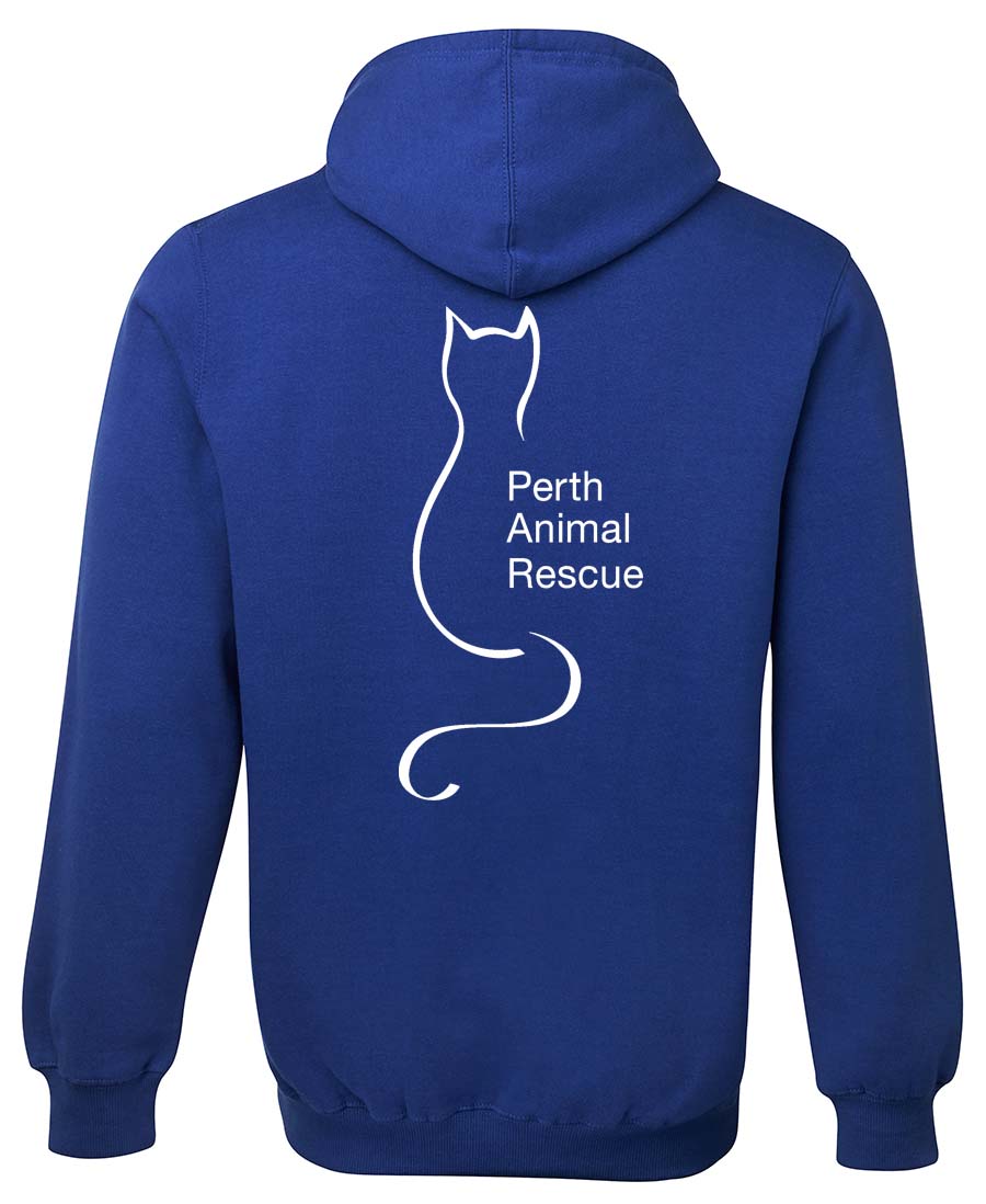 Perth Animal Rescue Double sided Logo Hoodie