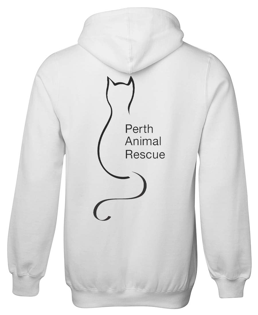 Perth Animal Rescue Double sided Logo Hoodie
