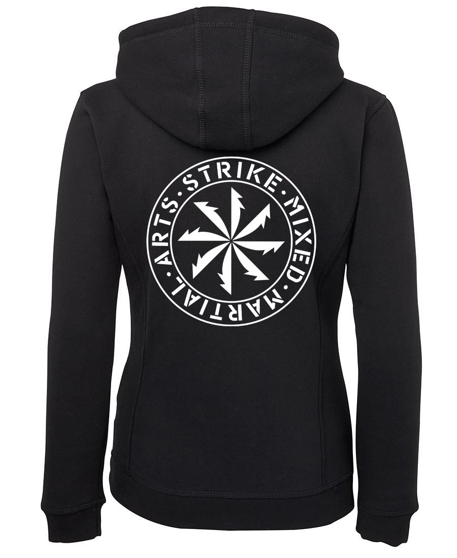 Strike MMA Ladies Double Sided Logo Zipped Hoodie