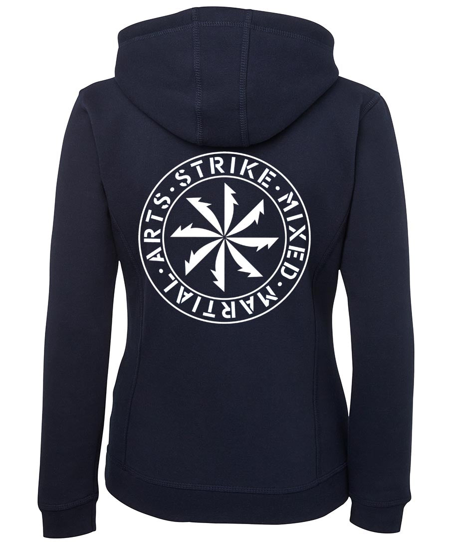 Strike MMA Ladies Double Sided Logo Zipped Hoodie