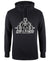 Chip's Fitness Black and White Logo Sports Hoodie