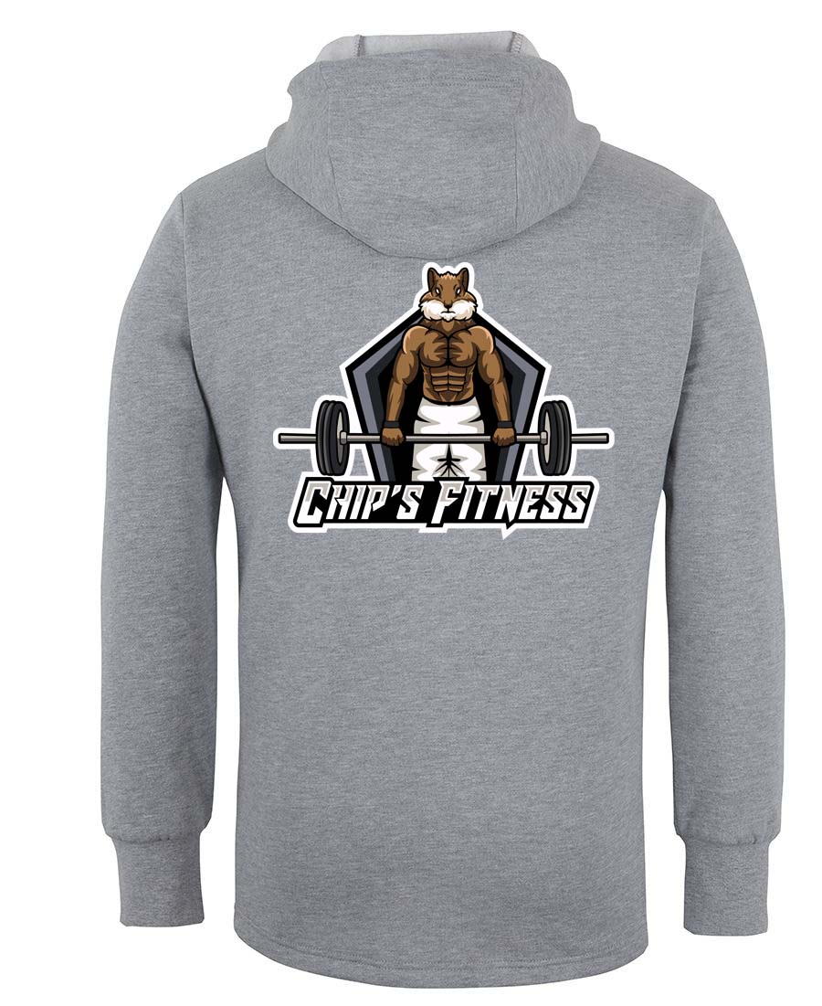 Chip's Fitness Double sided Logo Sports Hoodie