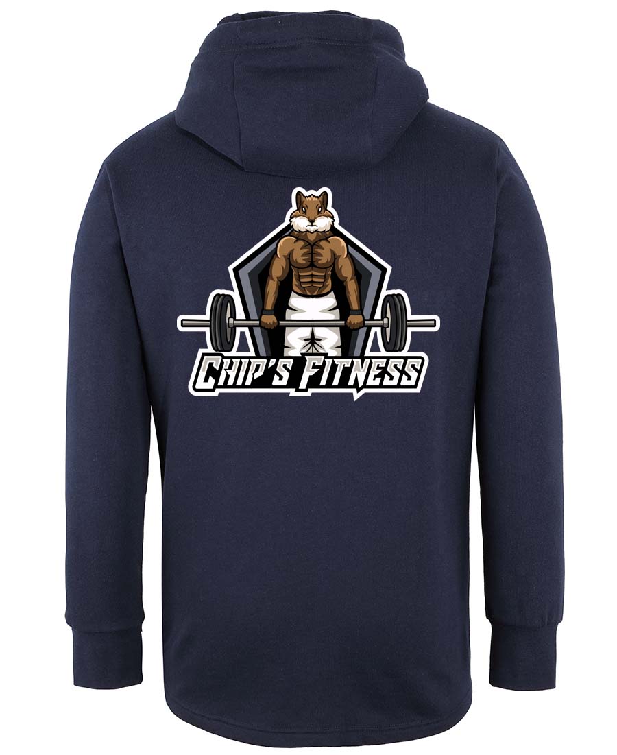 Chip's Fitness Double sided Logo Sports Hoodie