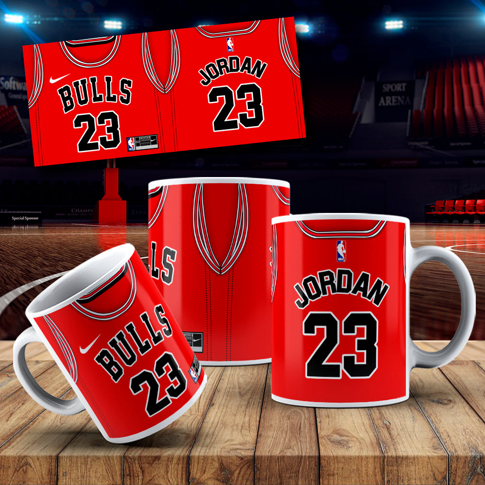 Chicago Bulls Jordan Themed Printed Coffee Mug 11oz
