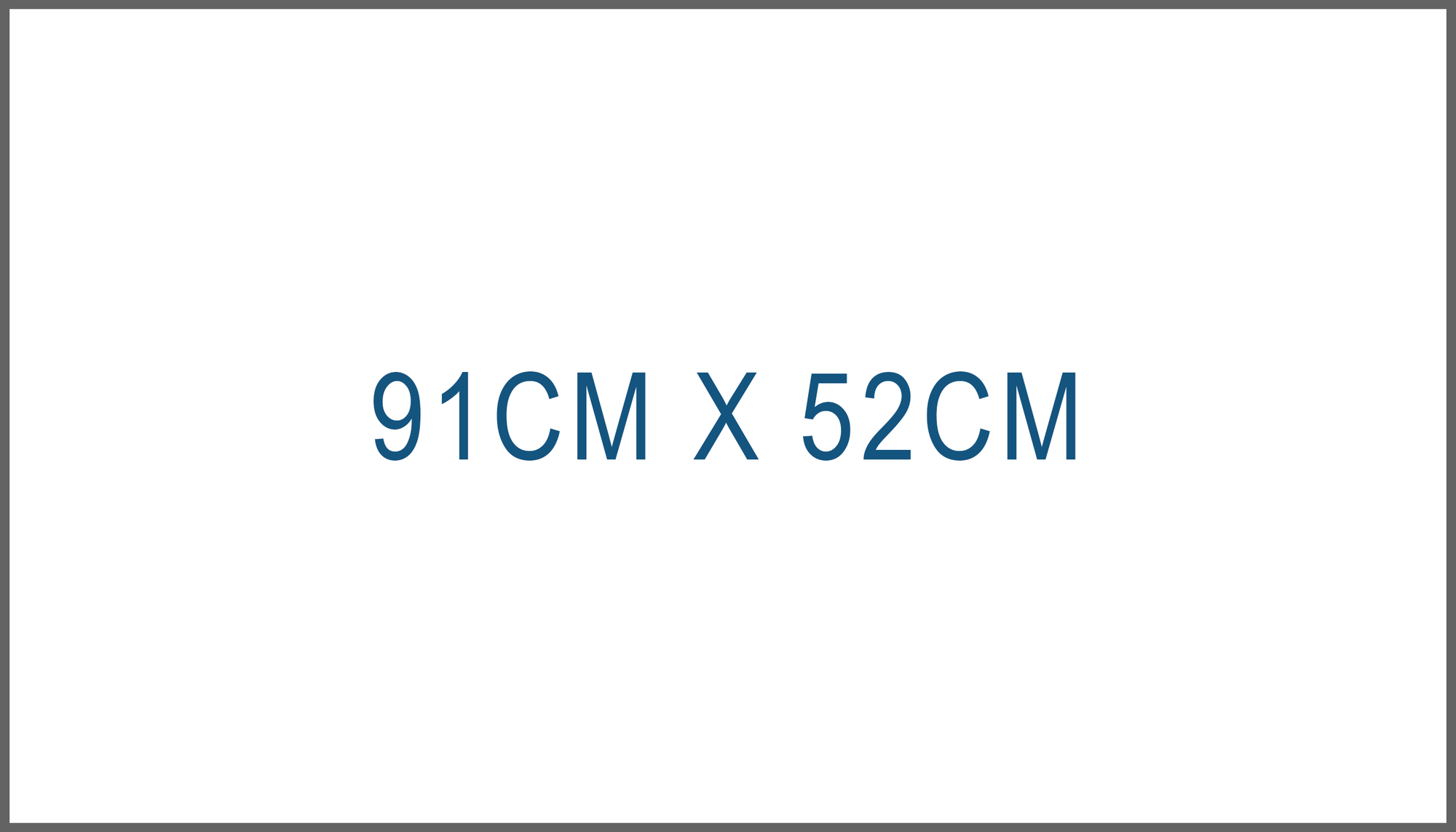 91cm X 52cm Vinyl Outdoor Banner