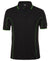 Custom Polo Shirt Black / Green Piping