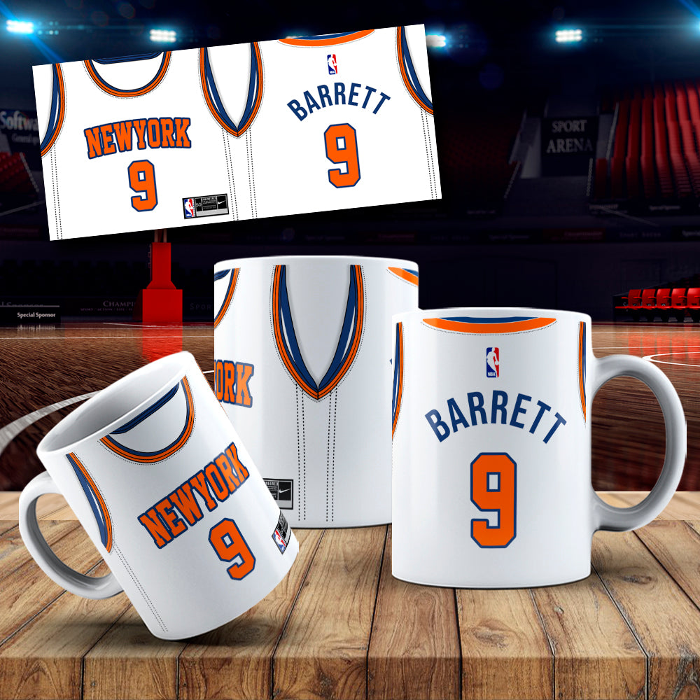 New York Knicks White Themed Printed Coffee Mug 11oz