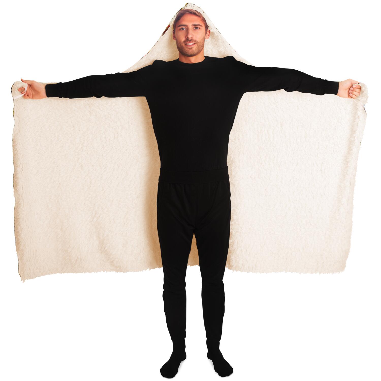 Lego Inspired Hooded Blanket