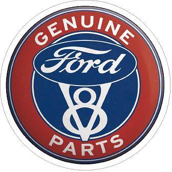 Ford Genuine V8 Parts Sticker
