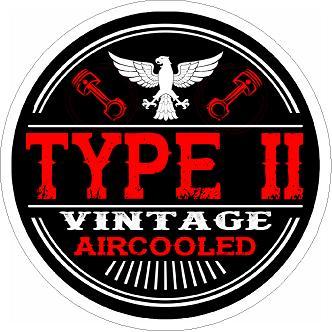 Type 2 Vintage Cooled Sticker