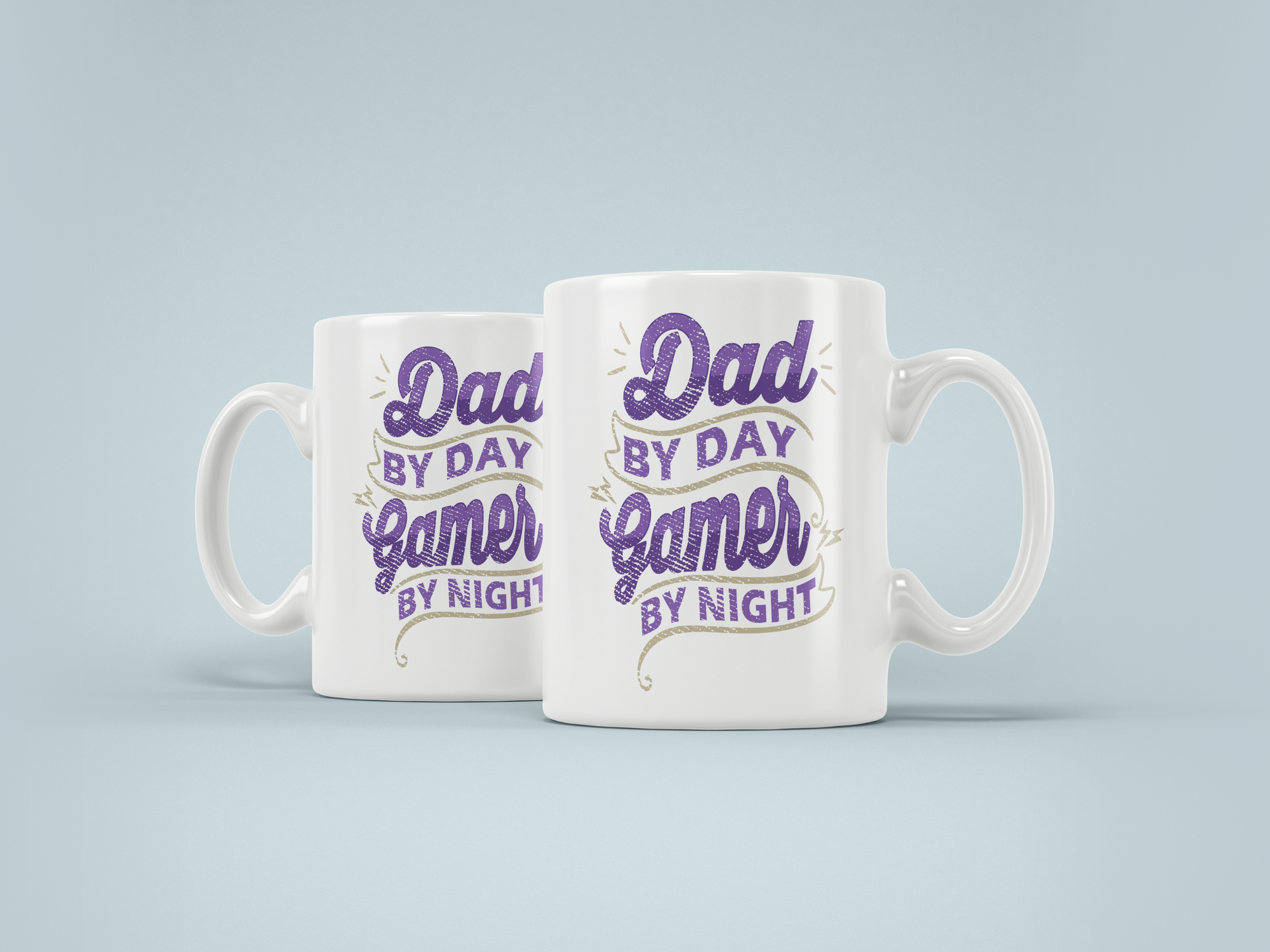 Dad by Day Gamer by Night - Fathers Day 11oz Mug