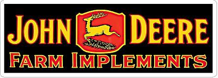 John Deere Farm Implements Sticker