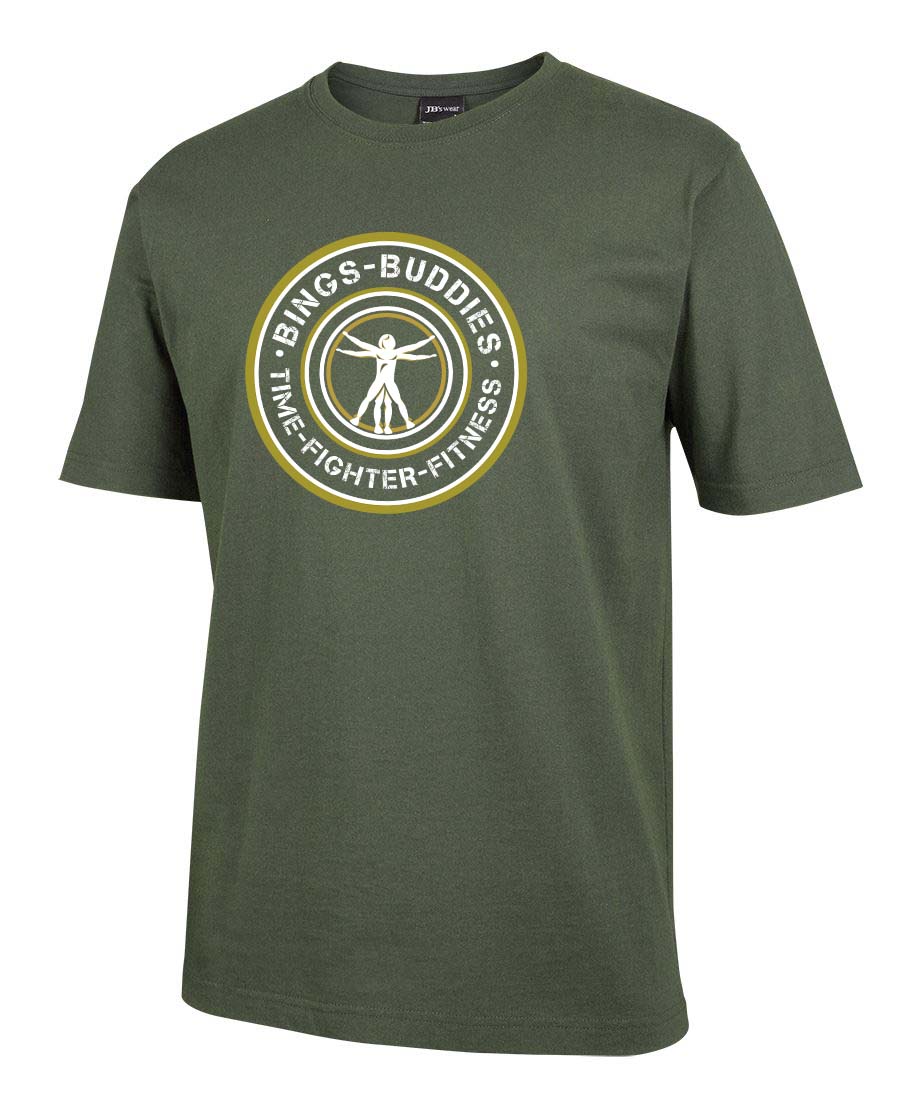 Bings Buddies Army green T-shirt