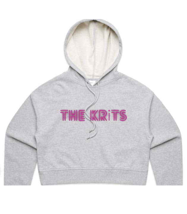 Infinity Records The Krits Cropped logo Hoodie