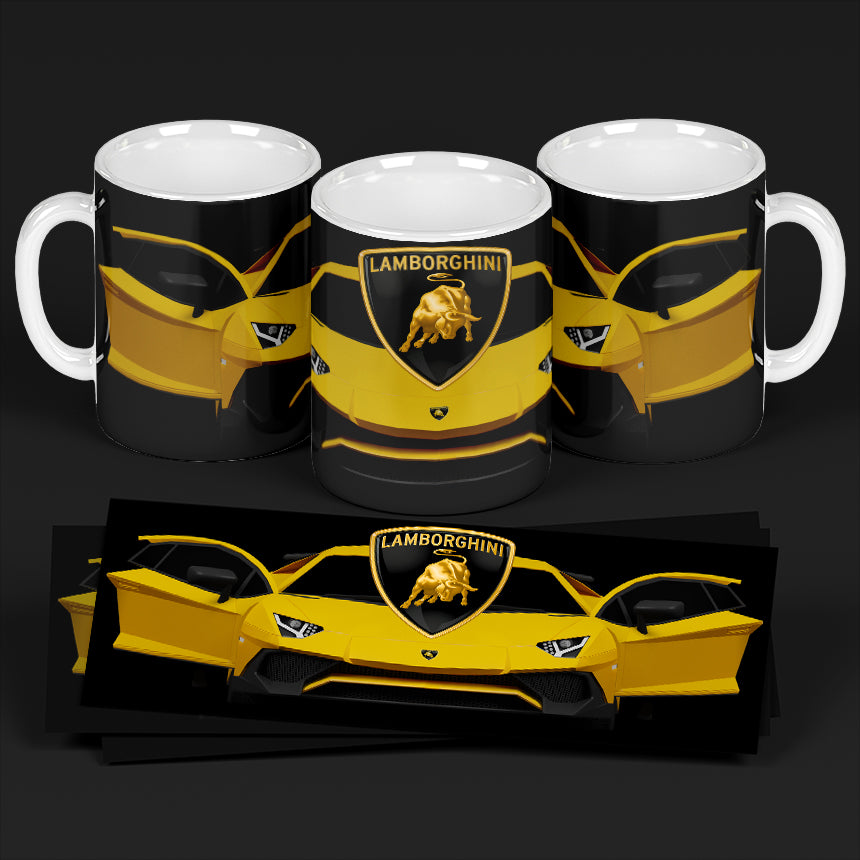Lamborghini Themed Printed Coffee Mug 11oz