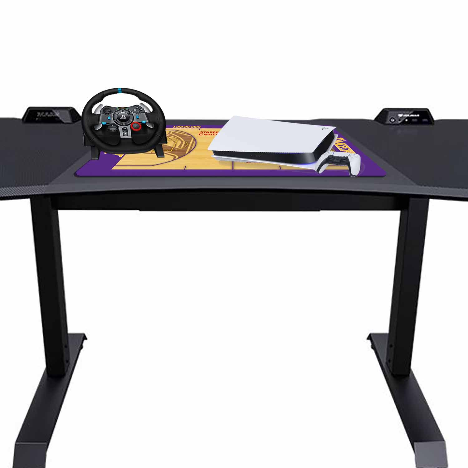 Los Angeles LA Lakers Themed NBA Desk / Gamer Pad